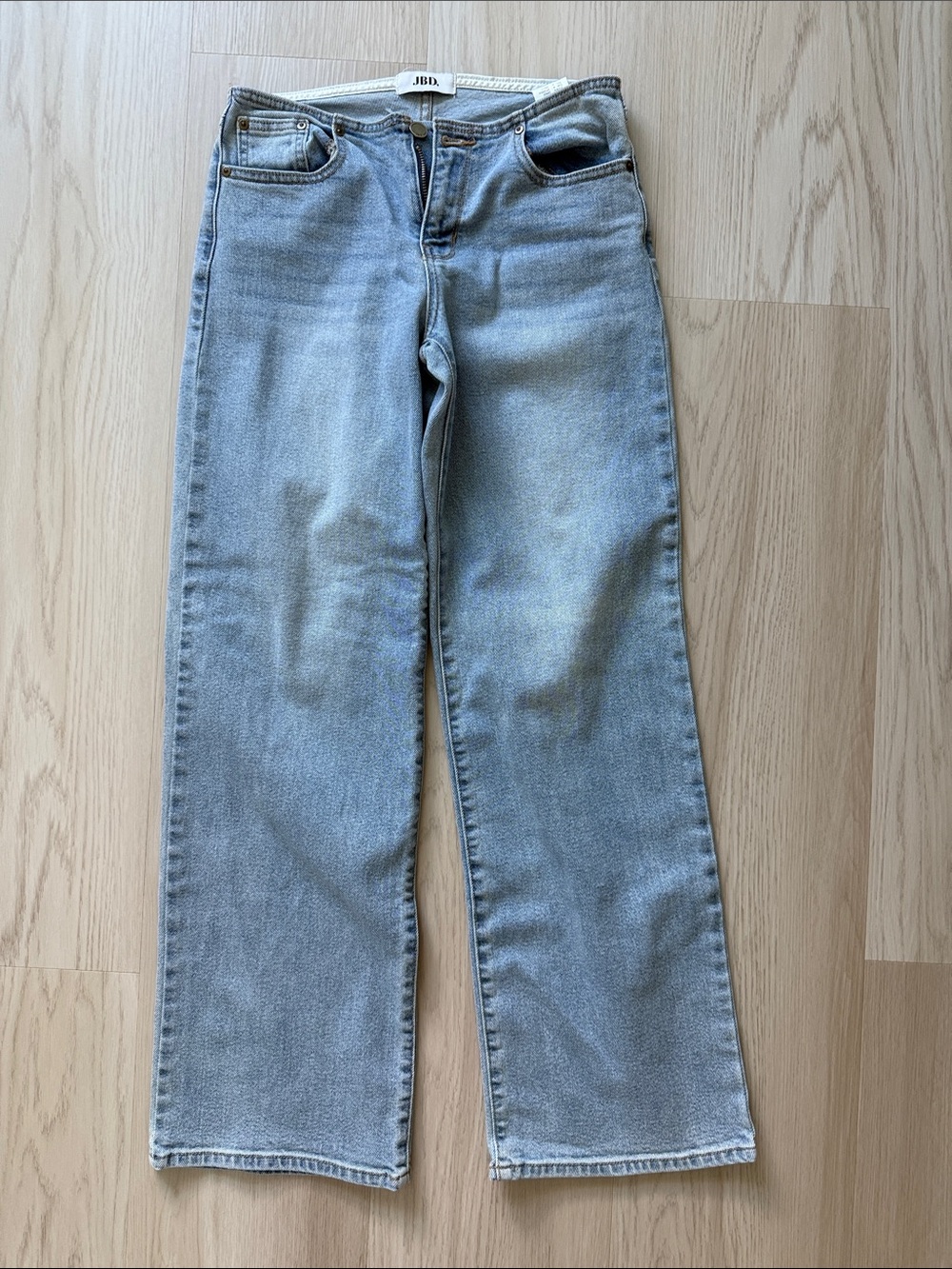 Ruby & Jenna Light Blue Straight-Leg Women’s Jeans 26